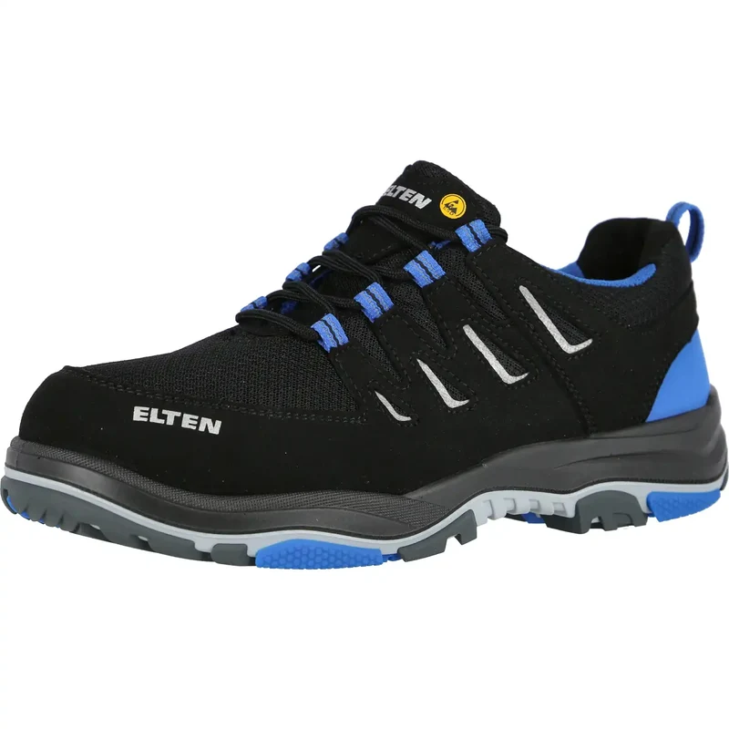Elten William LOW S1P Sicherheitshalbschuhe blau